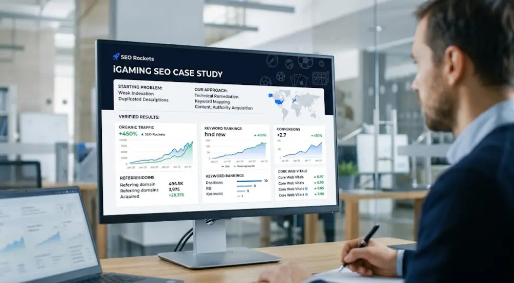 Our iGaming SEO Case Studies