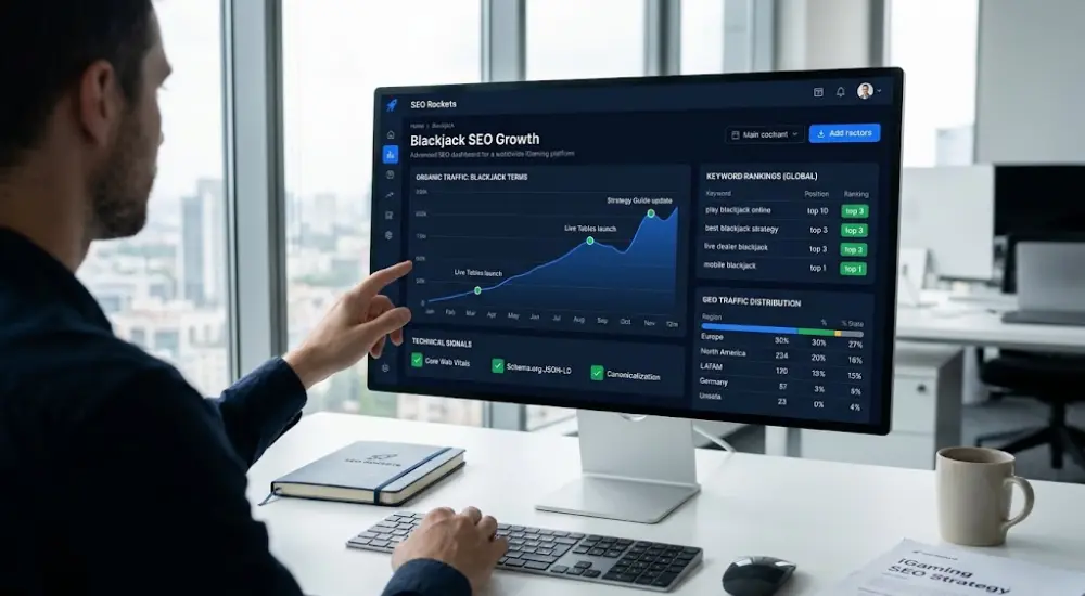 What Is SEO for Blackjack Websites?