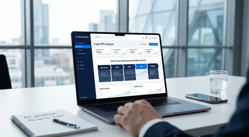 How We Manage Your Crypto SEO Campaign