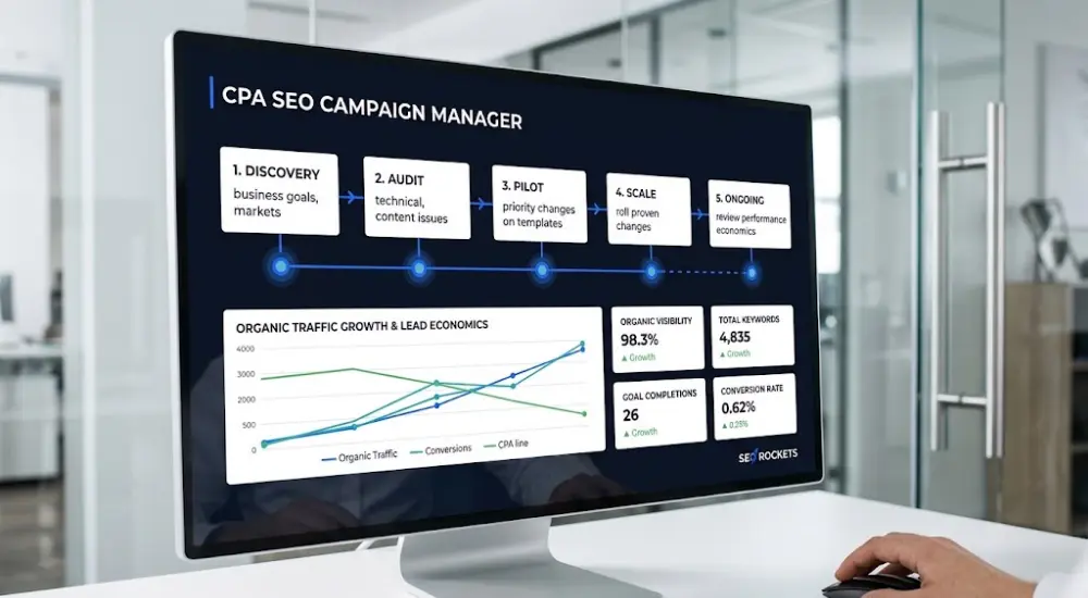 How We Manage Your CPA SEO Campaign
