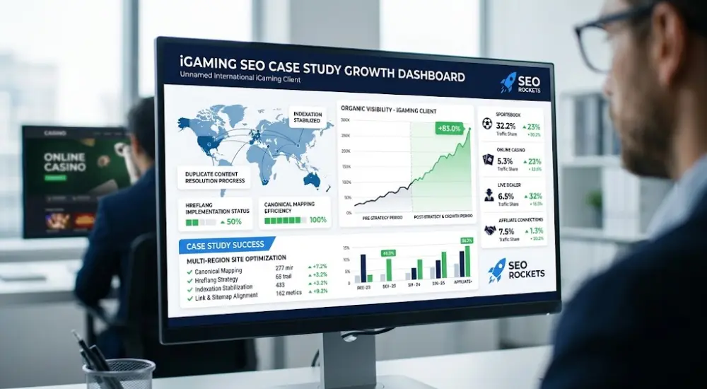 Our iGaming SEO Case Studies